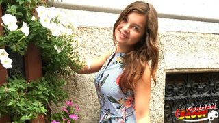 GERMAN SCOUT - 18 Jahre Junge Renata ANAL Gefickt Bei Strassen Casting