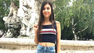 GERMAN SCOUT - CUTE TEEN ANYA SEDUCE TO ROUGH FUCK AT STREET CASTING