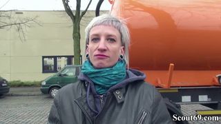 GERMAN SCOUT - SEDUCE SKINNY EMO TEEN LUNA TO FUCK IN BERLIN CITY