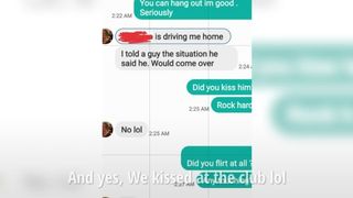 REAL Hot WIFE 1st Time ! took Home a STUD 4am AFTER PARTY Double CREAMPIE