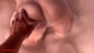 Hot Sex in the Jacuzzi. Pretty Woman with a Sexy Body Sucks my Cock.