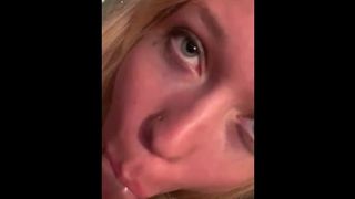 Extremely up Close Blowjob from Sexy Ex Girlfriend