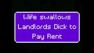Wife Swallows Landlords Dick to Pay Rent