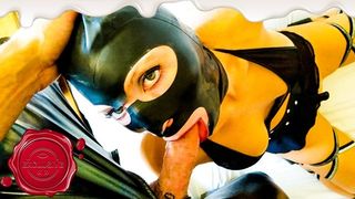 LATEX MASK FUCK ME EYES LOVES a COCK IN EVERY HOLE! POUNDPIE3