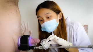 SPERM BANK: I Accidentally do a Facial to the Nurse.