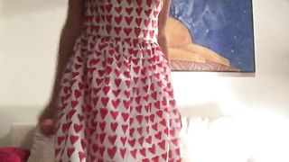 Horny Petite Babe masturbating