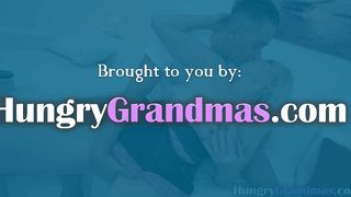 55+ mature granny riding fat hard cock cowgirl