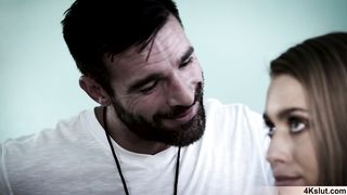 His blonde student is half of his age He dont care