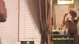 Newbie couple is ready to join this orgy