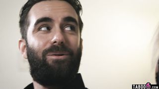 Male escort dominated by a blonde MILF