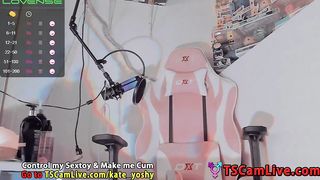 Anal Drilled TBabe Kate Yoshi on Webcam Part 4