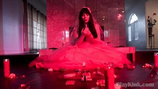 Slutty bride to be bang by group hardcore crowd