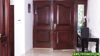 Redhead stepsister lets me taste pussy