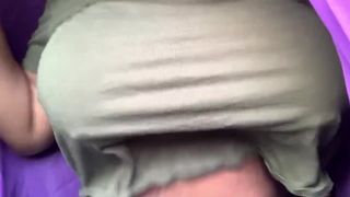 My Tits Bouncing in my Shirt - Jumping Natural Tits