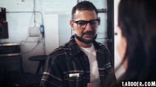 Creepy Caretaker Fucks Fearful MILF Tenant