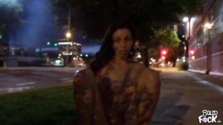 Wild Brunette Babe Gets Naked And Fucks