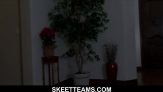 Lucky guy messing with two hot blonde pornstars