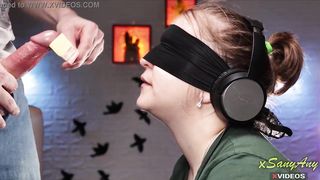 A game of taste. My best friend tricked me when I was guessing the taste of ice cream!