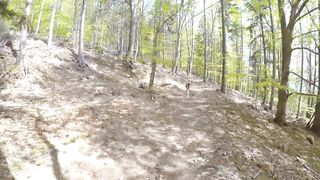 I was get caught in the wood while i fuck with stranger