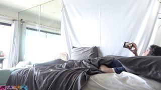 Stepsister fucks stepson to help his porn addiction