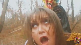 Gibby The Clown Fucking my step sister in the woods