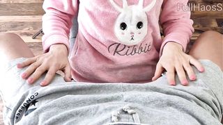 Sexy Step Sister in Pajamas Compilation Teasing Spank Ass Handjob and Cumshot