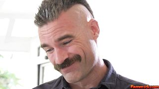 Jay lustfully eat Alex' tight pussy