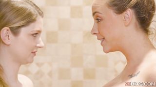 Mom washing son's girlfriend to get laid hardcore