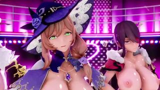 Mmd Genshin Impact Hot and Sexy Mama Unstoppable Shameless Concert 3d Hentai