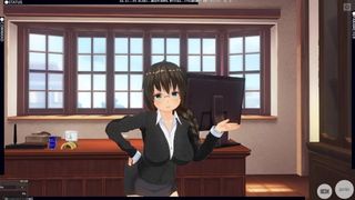 3D HENTAI POV Shy Schoolgirl got to the Headmaster