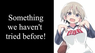 Cum on her Huge Oppai! - Uzaki Chan Hentai JOI