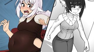 No Lunch Break - Episode 4 - Weight Gain Comic Belly Inflation