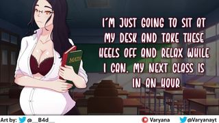 Fucking your Pregnant Teacher in Class