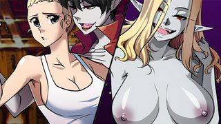 The Vampire Dance - Lesbian Transformation Huge Boobs Hentai Comic