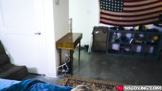 Fucking stepsisters pussy before she go