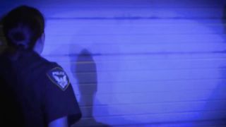 Riding a black criminal in a back alley