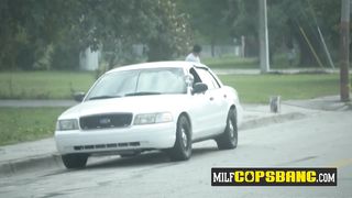 Riding a black criminal in a back alley