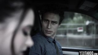 The jealous stepbrother punishes her