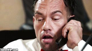 MILF and hubby sharing a bisexual teen