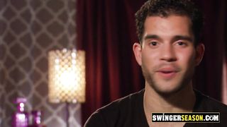 Couples enjoy having sexy pool parties.