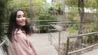 Get your car washed by this slutty teen