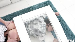 Stepson fucks Becky Bandinis tight MILF snatch