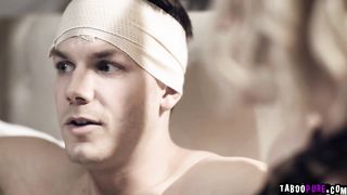 Codey slide his cock inside stepmom's MILF pussy