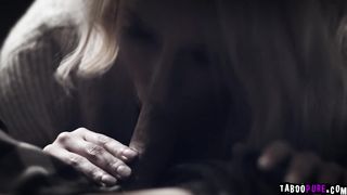 Codey slide his cock inside stepmom's MILF pussy