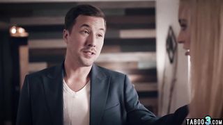 Dad and teacher decide to DP a shy teen