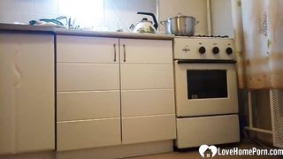 MILF Wife Sucks Hubby And Pussy Fucked