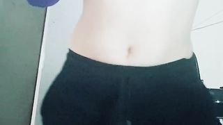 Lovely young girl taking off her clothes - Hana Lily