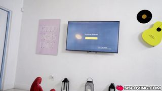 Letting my stepbro fuck my tight muffin