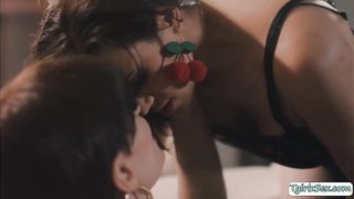 Smalltits TS licks and fucks her bestfriend