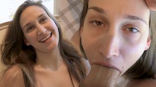 GIRL NEXT DOOR MYSTICA JADE TURNS INTO a FILTHY WHORE AS SOON AS SHE SEES JAMES DEEN'S BIG COCK